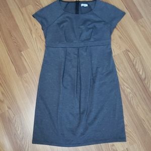 Womens Dark gray M Liz Lange maternity dress pleat